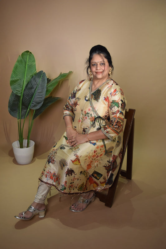 Anmol Rajwadi Print Kurti