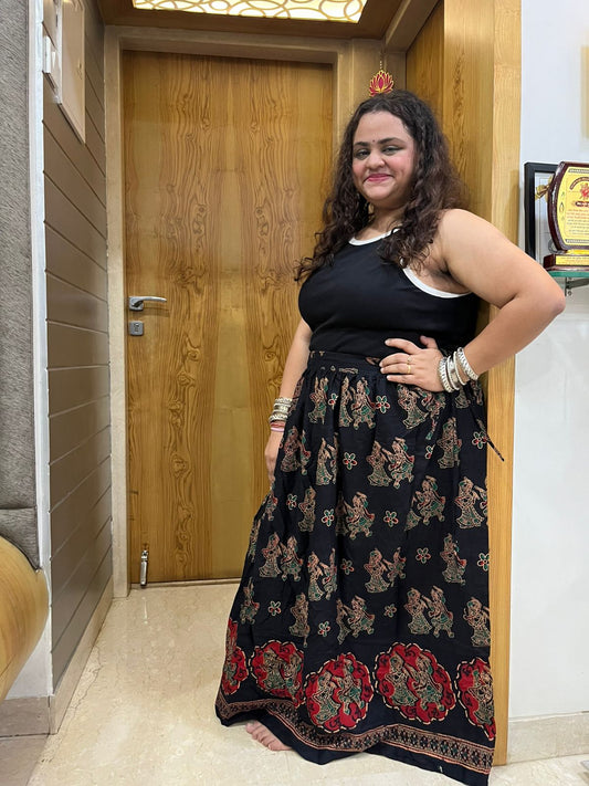 Rajasthani Skirt (Black)