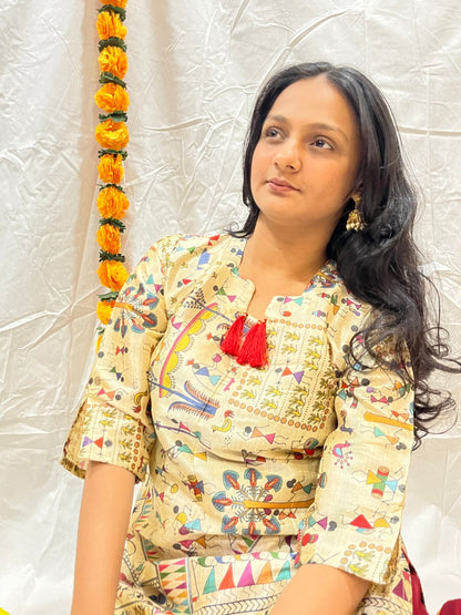Chitra Varli Print Kurti