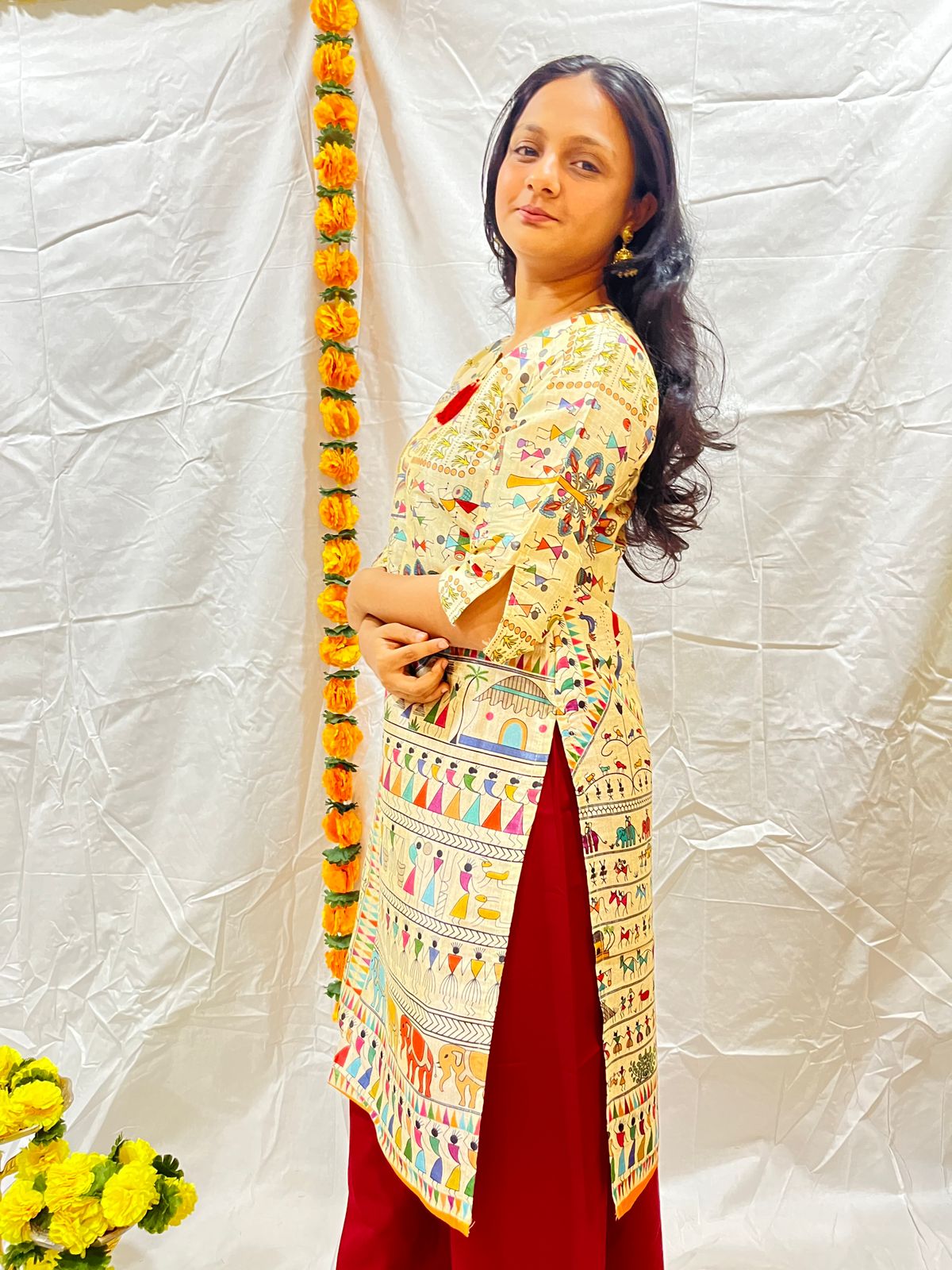 Chitra Varli Print Kurti
