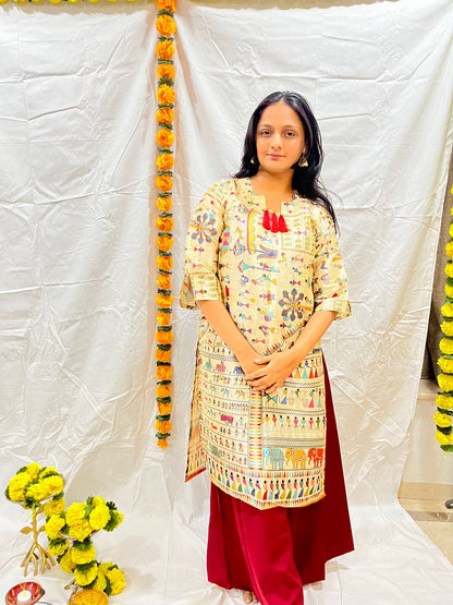 Chitra Varli Print Kurti