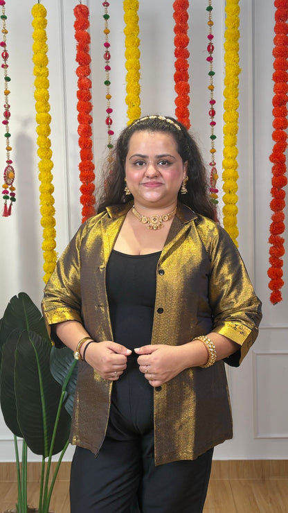 Piya Banarasi Blazer Set