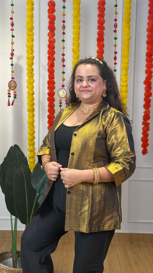 Piya Banarasi Blazer Set